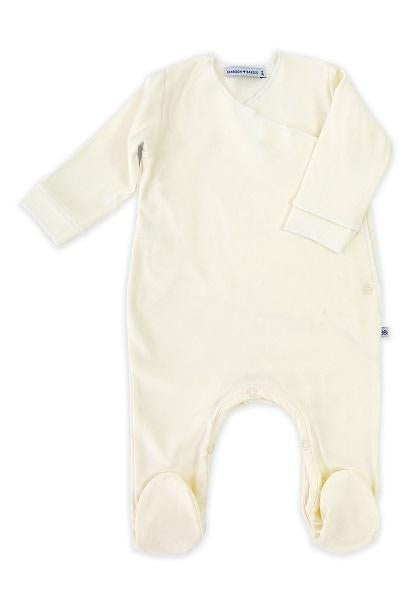 Tutina neonato Bamboom, mod. "Pure" con piedi